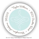 Stacy Claire Boyd Return Address Label/Sticky - Elegant Scroll