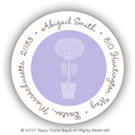 Stacy Claire Boyd Return Address Label/Sticky - Topiary