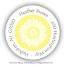 Stacy Claire Boyd Return Address Label/Sticky - Sunflower