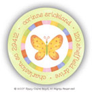 Stacy Claire Boyd Return Address Label/Sticky - Springtime Butterflies
