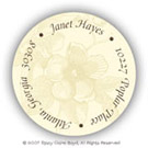 Stacy Claire Boyd Return Address Label/Sticky - Caramel Dogwood