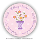 Stacy Claire Boyd Return Address Label/Sticky - Raspberry Petticoat
