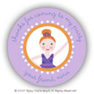 Stacy Claire Boyd Return Address Label/Sticky - Lena Ballerina