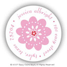 Stacy Claire Boyd Return Address Label/Sticky - Blooming Vine