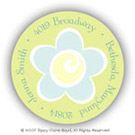 Stacy Claire Boyd Return Address Label/Sticky - Island Flowers