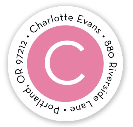 Stacy Claire Boyd Return Address Label/Sticky - Whippin' Up Fun