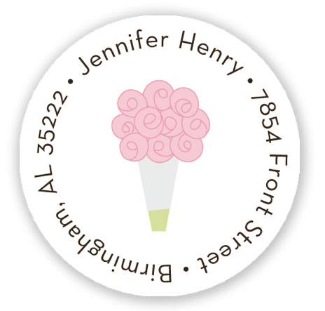 Stacy Claire Boyd Return Address Label/Sticky - Bride & Groom Stacy Claire Boyd Return Address Label/Sticky - Bride & Groom