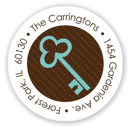 Stacy Claire Boyd Return Address Label/Sticky - Key to the Kingdom