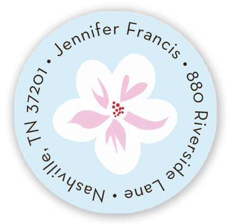 Return Address Label/Sticky by Stacy Claire Boyd - Cherry Blossom Return Address Label/Sticky by Stacy Claire Boyd - Cherry Blossom