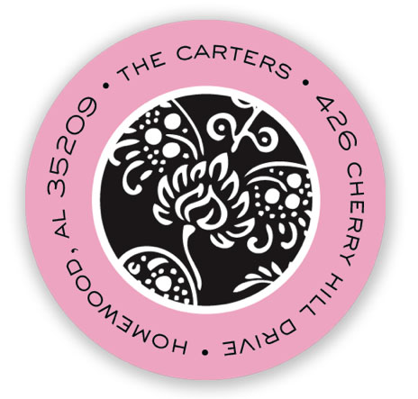 Stacy Claire Boyd Return Address Label/Sticky - Matlesse - Pink Stacy Claire Boyd Return Address Label/Sticky - Matlesse - Pink