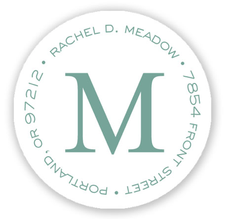 Stacy Claire Boyd Return Address Label/Sticky - Clean & Simple #11