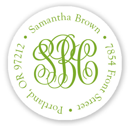 Stacy Claire Boyd Return Address Label/Sticky - Clean & Simple #12