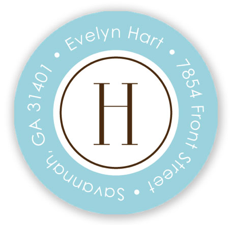 Stacy Claire Boyd Return Address Label/Sticky - Banded Stacy Claire Boyd Return Address Label/Sticky - Banded
