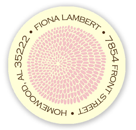 Stacy Claire Boyd Return Address Label/Sticky - Sweet Dahlia