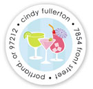 Stacy Claire Boyd Return Address Label/Sticky - Cocktails Anyone