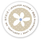 Stacy Claire Boyd Return Address Label/Sticky - Frosted Wedding Cake