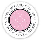 Stacy Claire Boyd Return Address Label/Sticky - Amelie - Pink