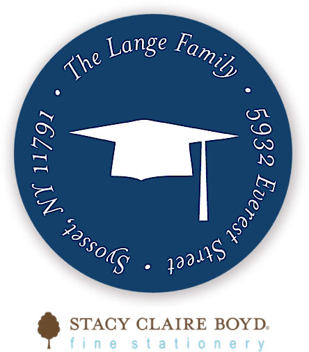 Stacy Claire Boyd Return Address Label/Sticky - Stateful Silhouette