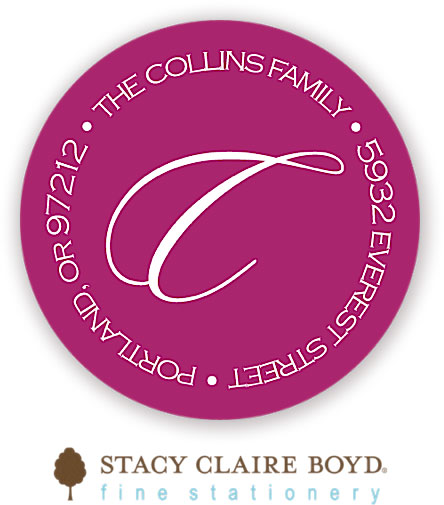 Stacy Claire Boyd Return Address Label/Sticky - Berry Marry Stacy Claire Boyd Return Address Label/Sticky - Berry Marry