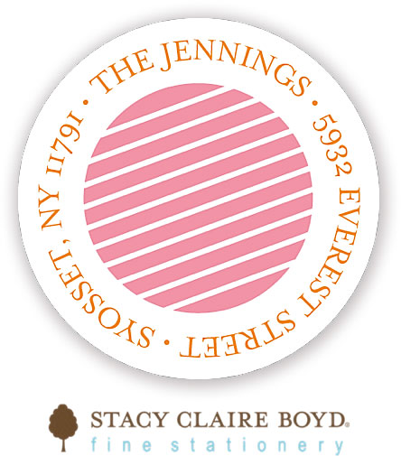 Stacy Claire Boyd Return Address Label/Sticky - Eggs Dyed Bright