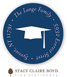 Stacy Claire Boyd Return Address Label/Sticky - Stateful Silhouette