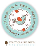 Stacy Claire Boyd Return Address Label/Sticky - Showered with Love