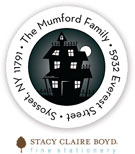 Stacy Claire Boyd Return Address Label/Sticky - Spooky Silhouette