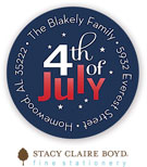 Stacy Claire Boyd Return Address Label/Sticky - Let's Celebrate