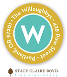 Stacy Claire Boyd Return Address Label/Sticky - Soho