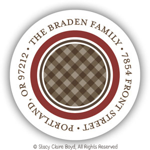 Return Address Label/Sticky by Stacy Claire Boyd - Sweet Scarlett (Holiday) Return Address Label/Sticky by Stacy Claire Boyd - Sweet Scarlett (Holiday)