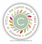 Return Address Label/Sticky by Stacy Claire Boyd - Bright Trimmings (Holiday)