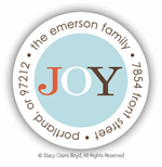 Stacy Claire Boyd Return Address Label/Sticky - Hope Joy Love (Holiday)