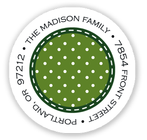 Stacy Claire Boyd Return Address Label/Sticky - Jolly Holiday-Emerald (Holiday) Stacy Claire Boyd Return Address Label/Sticky - Jolly Holiday-Emerald (Holiday)
