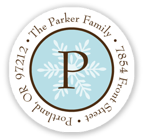 Stacy Claire Boyd Return Address Label/Sticky - Winters Magic (Holiday)