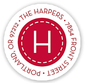 Stacy Claire Boyd Return Address Label/Sticky - Seasonal Circles (Holiday) Stacy Claire Boyd Return Address Label/Sticky - Seasonal Circles (Holiday)