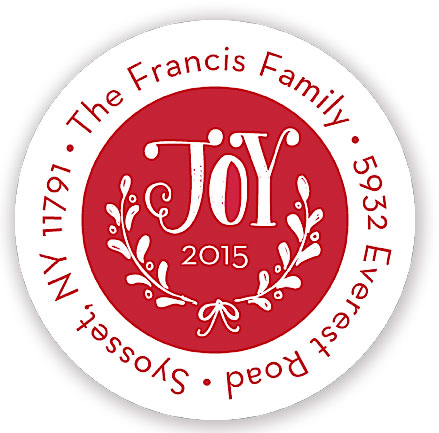 Return Address Label/Sticky by Stacy Claire Boyd - Merry Medallion (Holiday) Return Address Label/Sticky by Stacy Claire Boyd - Merry Medallion (Holiday)