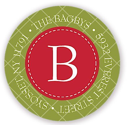 Stacy Claire Boyd Return Address Label/Sticky - Gift Of Christmas (Holiday)