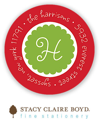 Stacy Claire Boyd Return Address Label/Sticky - Giggle (Holiday) Stacy Claire Boyd Return Address Label/Sticky - Giggle (Holiday)
