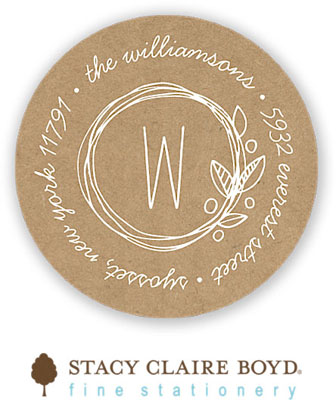 Return Address Label/Sticky by Stacy Claire Boyd - Woodsy Wreath (Holiday) Return Address Label/Sticky by Stacy Claire Boyd - Woodsy Wreath (Holiday)
