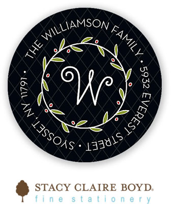 Stacy Claire Boyd Return Address Label/Sticky - Merriest Twigs (Holiday) Stacy Claire Boyd Return Address Label/Sticky - Merriest Twigs (Holiday)