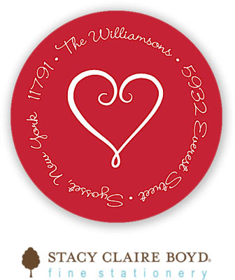 Stacy Claire Boyd Return Address Label/Sticky - Every Heart Rejoice (Holiday) Stacy Claire Boyd Return Address Label/Sticky - Every Heart Rejoice (Holiday)