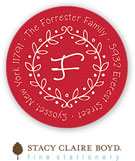 Stacy Claire Boyd Return Address Label/Sticky - Blessed Vine (Holiday)