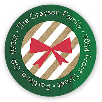 Stacy Claire Boyd Return Address Label/Sticky - Merry Kraft (Holiday) Stacy Claire Boyd Return Address Label/Sticky - Merry Kraft (Holiday)