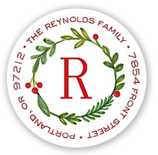 Stacy Claire Boyd Return Address Label/Sticky - Christmas Greenery (Holiday) Stacy Claire Boyd Return Address Label/Sticky - Christmas Greenery (Holiday)