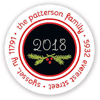 Stacy Claire Boyd Return Address Label/Sticky - Little Berry Branch (Holiday) Stacy Claire Boyd Return Address Label/Sticky - Little Berry Branch (Holiday)