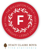 Stacy Claire Boyd Return Address Label/Sticky - Wonderfully Blessed (Holiday)