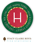 Stacy Claire Boyd Return Address Label/Sticky - Glitter Sentiment (Holiday)