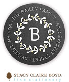 Stacy Claire Boyd Return Address Label/Sticky - Shimmering Christmas (Holiday)