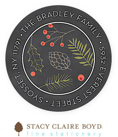 Stacy Claire Boyd Return Address Label/Sticky - Merrier Than Ever (Holiday) Stacy Claire Boyd Return Address Label/Sticky - Merrier Than Ever (Holiday)