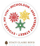 Return Address Label/Sticky by Stacy Claire Boyd - So Happy (Holiday)